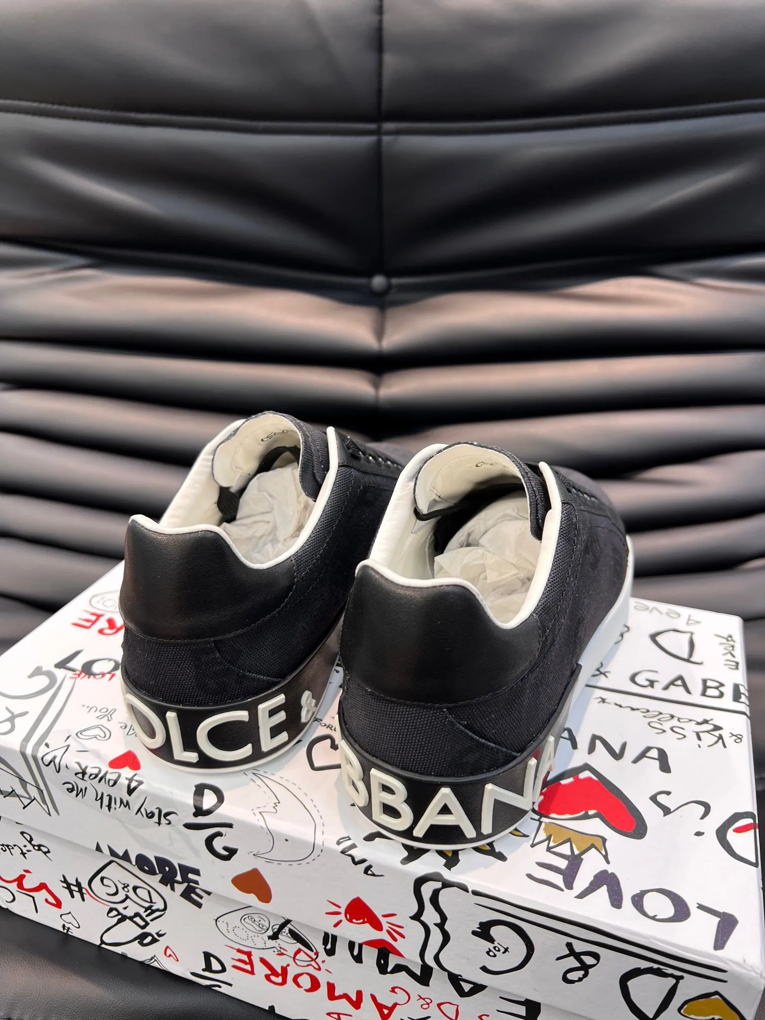 Men's shoes 360 yuan🏮🏮2023 new Dolce & Gabbana/top original single DG heavy industry series, imported original waterproof canvas, contrasting color design is super beautiful, exquisite and luxurious, super A level! Compared with the genuine product at the counter, the version is no worse at all! size：38-46